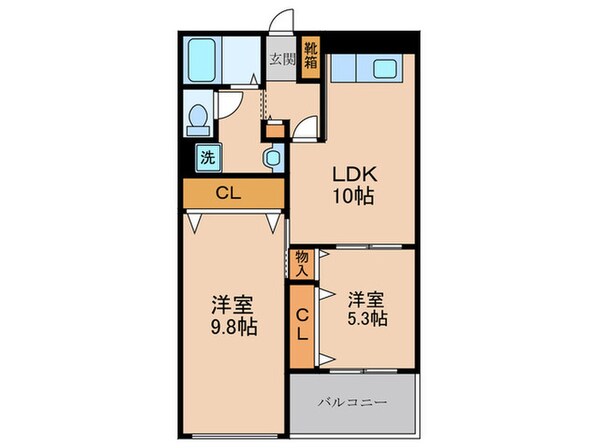 アルテハイム淡路の物件間取画像